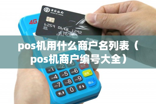 pos机用什么商户名列表（pos机商户编号大全）
