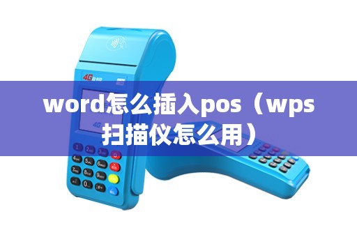 word怎么插入pos（wps扫描仪怎么用）