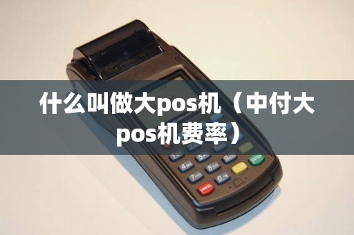 什么叫做大pos机(中付大pos机费率) 什么叫做大pos机(中付大pos机费率)