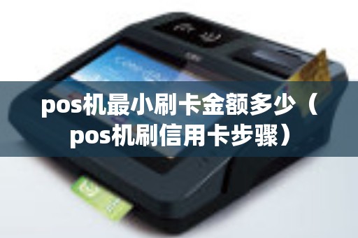 pos机最小刷卡金额多少（pos机刷信用卡步骤）