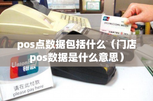 pos点数据包括什么（门店pos数据是什么意思）