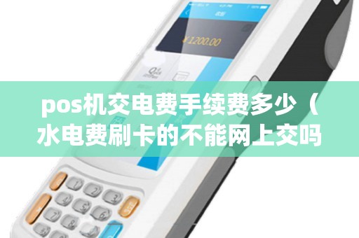 pos机交电费手续费多少（水电费刷卡的不能网上交吗）