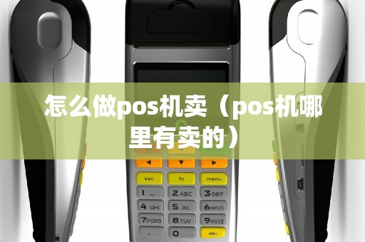 怎么做pos机卖（pos机哪里有卖的）