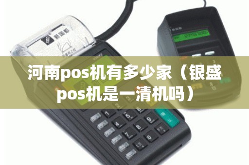 河南pos机有多少家（银盛pos机是一清机吗）