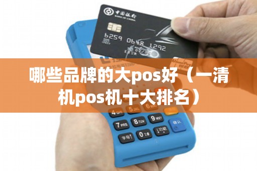 哪些品牌的大pos好（一清机pos机十大排名）