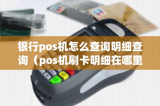 银行pos机怎么查询明细查询（pos机刷卡明细在哪里查）