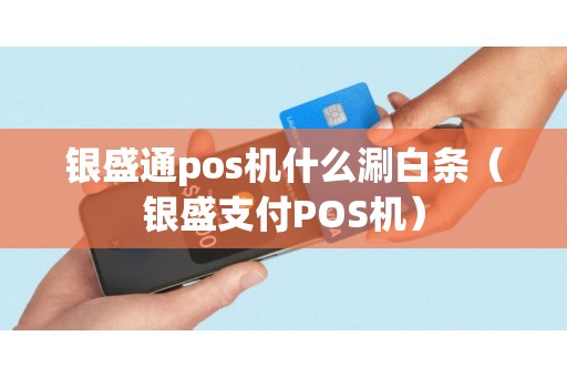 银盛通pos机什么涮白条（银盛支付POS机）