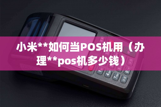 小米**如何当POS机用（办理**pos机多少钱）