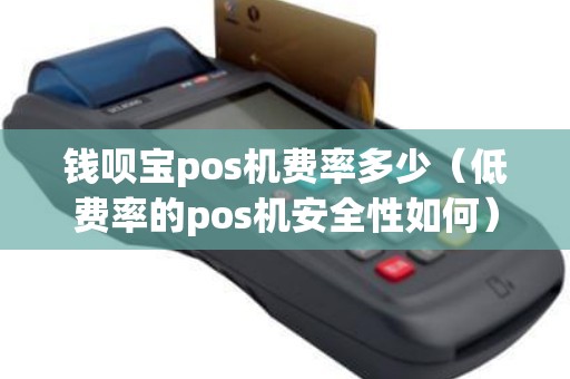 钱呗宝pos机费率多少（低费率的pos机安全性如何）