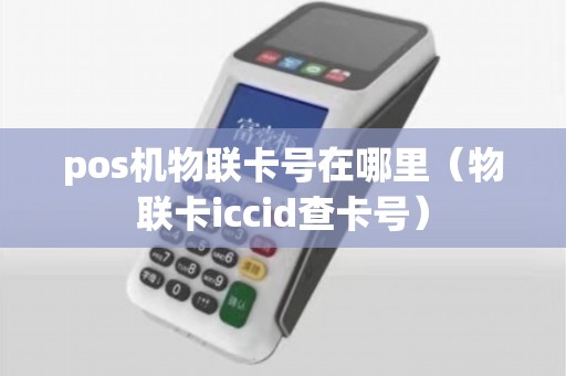 pos机物联卡号在哪里（物联卡iccid查卡号）
