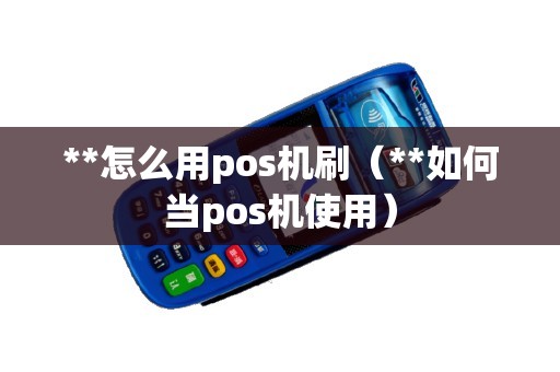 **怎么用pos机刷（**如何当pos机使用）