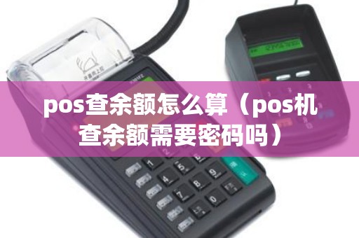 pos查余额怎么算（pos机查余额需要密码吗）