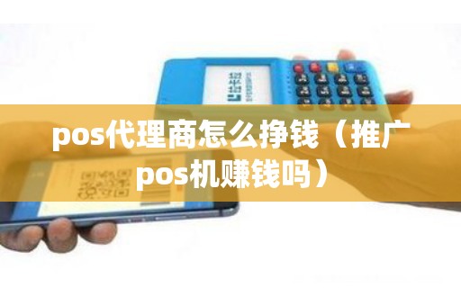 pos代理商怎么挣钱（推广pos机赚钱吗）