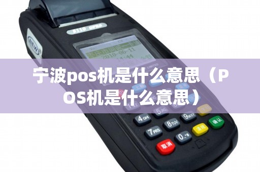 宁波pos机是什么意思（POS机是什么意思）