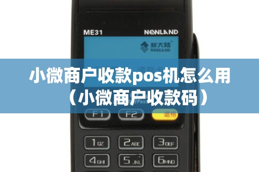 小微商户收款pos机怎么用（小微商户收款码）