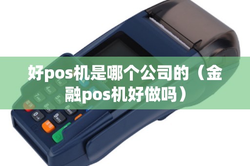 好pos机是哪个公司的（金融pos机好做吗）