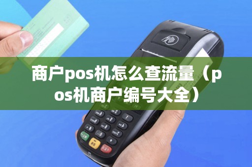 商户pos机怎么查流量(pos机商户编号大全) 商户pos机怎么查流量(pos机商户编号大全)