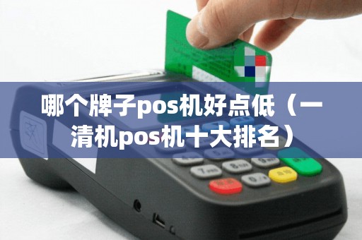 哪个牌子pos机好点低（一清机pos机十大排名）
