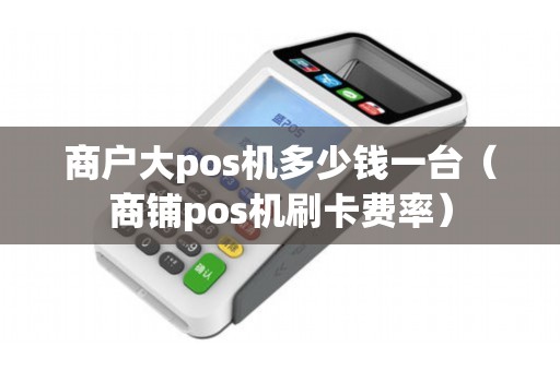 商户大pos机多少钱一台（商铺pos机刷卡费率）