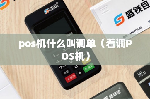 pos机什么叫调单（着调POS机）