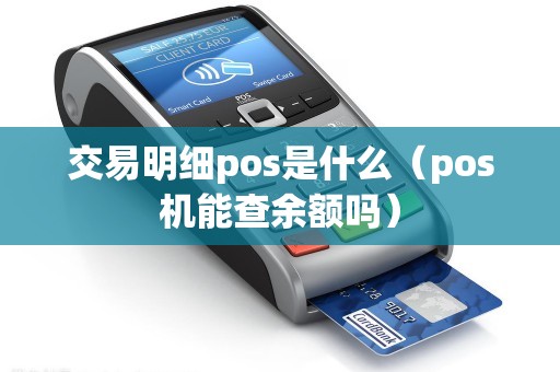 交易明细pos是什么（pos机能查余额吗）