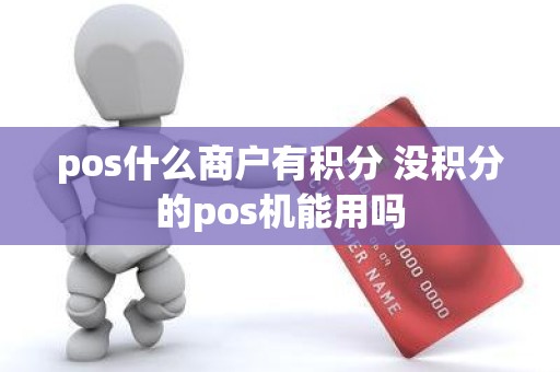 pos什么商户有积分 没积分的pos机能用吗