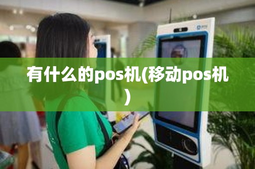 有什么的pos机(移动pos机)
