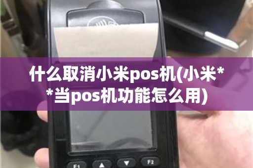 什么取消小米pos机(小米**当pos机功能怎么用)