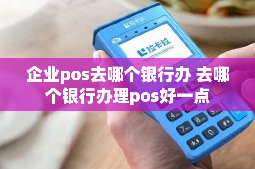 企业pos去哪个银行办 去哪个银行办理pos好一点