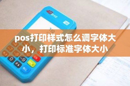 pos打印样式怎么调字体大小，打印标准字体大小