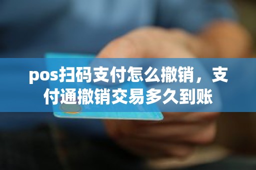 pos扫码支付怎么撤销，支付通撤销交易多久到账