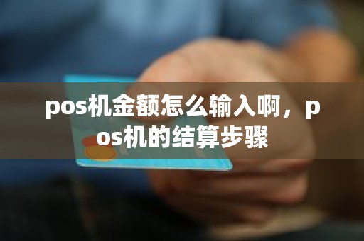 pos机金额怎么输入啊，pos机的结算步骤