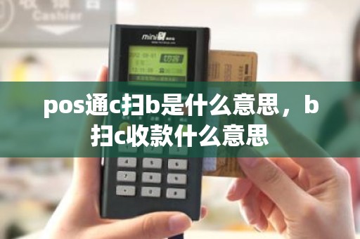 pos通c扫b是什么意思，b扫c收款什么意思