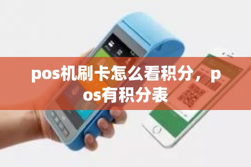 pos机刷卡怎么看积分，pos有积分表