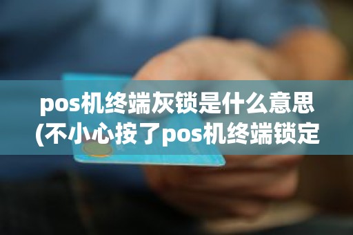 pos机终端灰锁是什么意思(不小心按了pos机终端锁定)