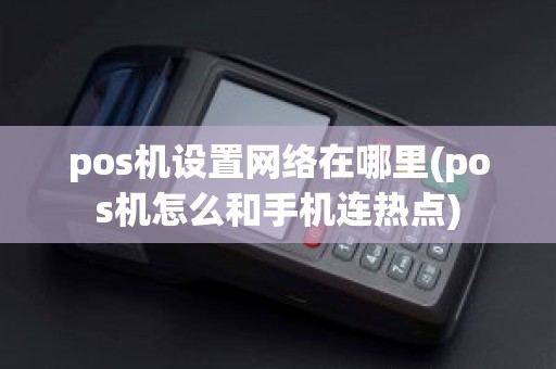 pos机设置网络在哪里(pos机怎么和手机连热点)