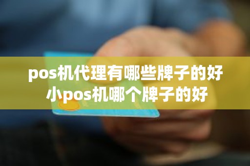 pos机代理有哪些牌子的好 小pos机哪个牌子的好