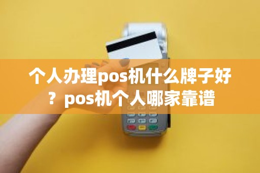个人办理pos机什么牌子好？pos机个人哪家靠谱