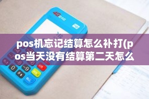 pos机忘记结算怎么补打(pos当天没有结算第二天怎么办)