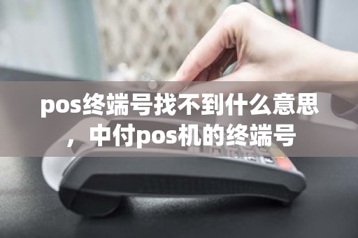 pos终端号找不到什么意思,中付pos机的终端号 pos终端号找不到什么意思,中付pos机的终端号