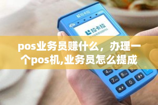 pos业务员赚什么，办理一个pos机,业务员怎么提成