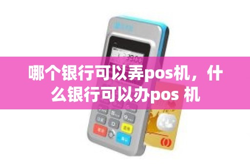 哪个银行可以弄pos机，什么银行可以办pos 机