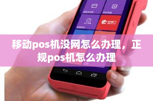 移动pos机没网怎么办理，正规pos机怎么办理