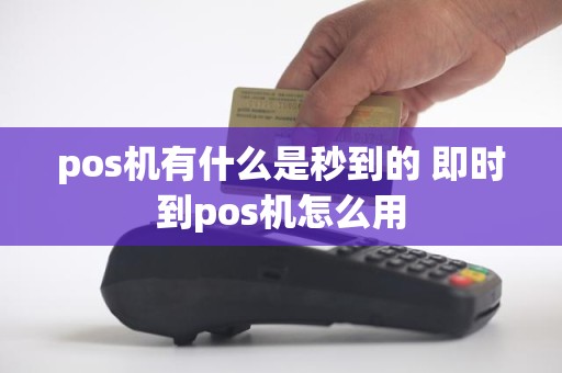 pos机有什么是秒到的 即时到pos机怎么用