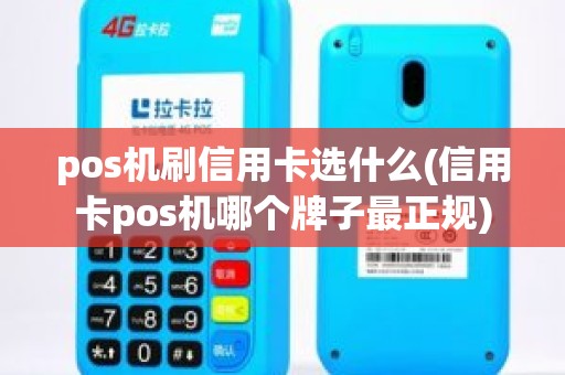 pos机刷信用卡选什么(信用卡pos机哪个牌子最正规)