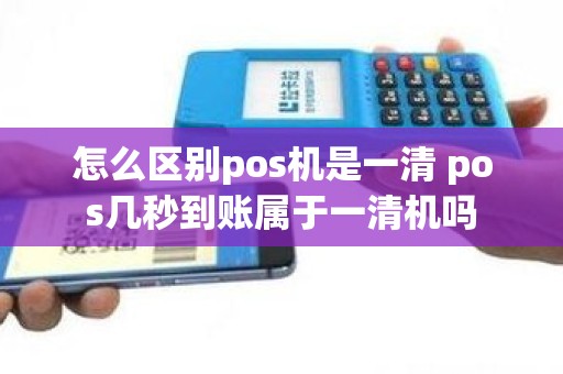 怎么区别pos机是一清 pos几秒到账属于一清机吗