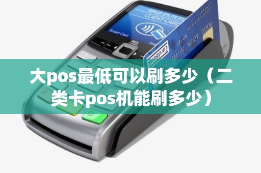 大pos最低可以刷多少（二类卡pos机能刷多少）