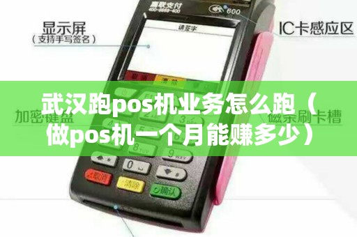 武汉跑pos机业务怎么跑（做pos机一个月能赚多少）