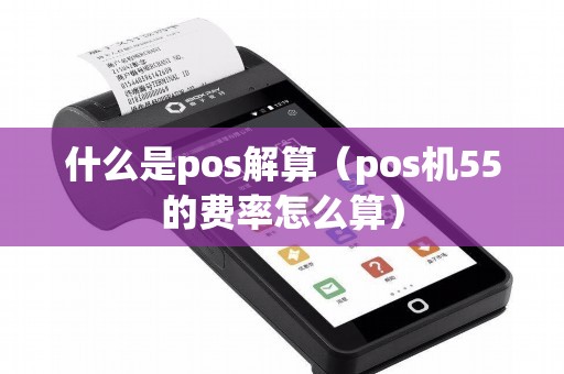 什么是pos解算（pos机55的费率怎么算）