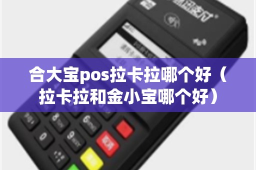 合大宝pos拉卡拉哪个好（拉卡拉和金小宝哪个好）